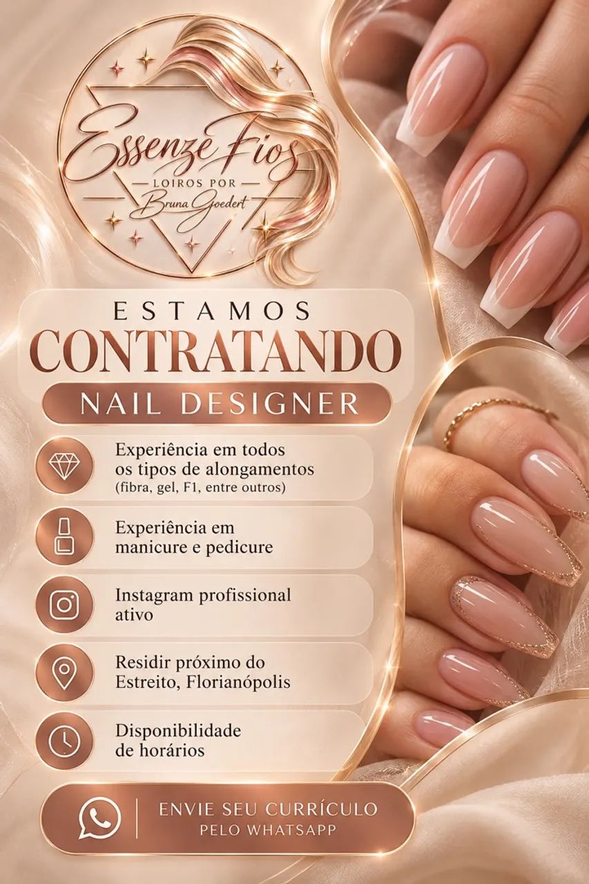 Vaga Manicure e Nail Designer 