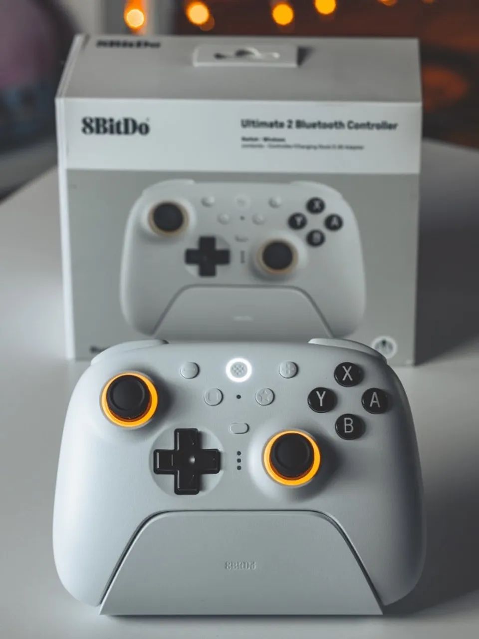 Controle Gamer Com Giroscópio para Switch 8BitDo Ultimate 2 Bluetooth +Sensor de movimento - Foto 2
