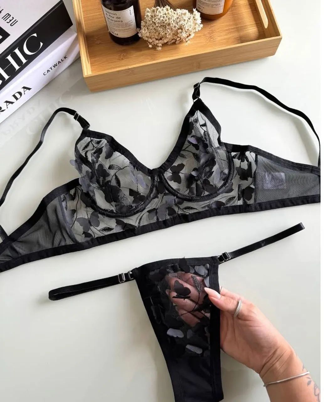 Vendo conjunto de lingerie luxo - Foto 4