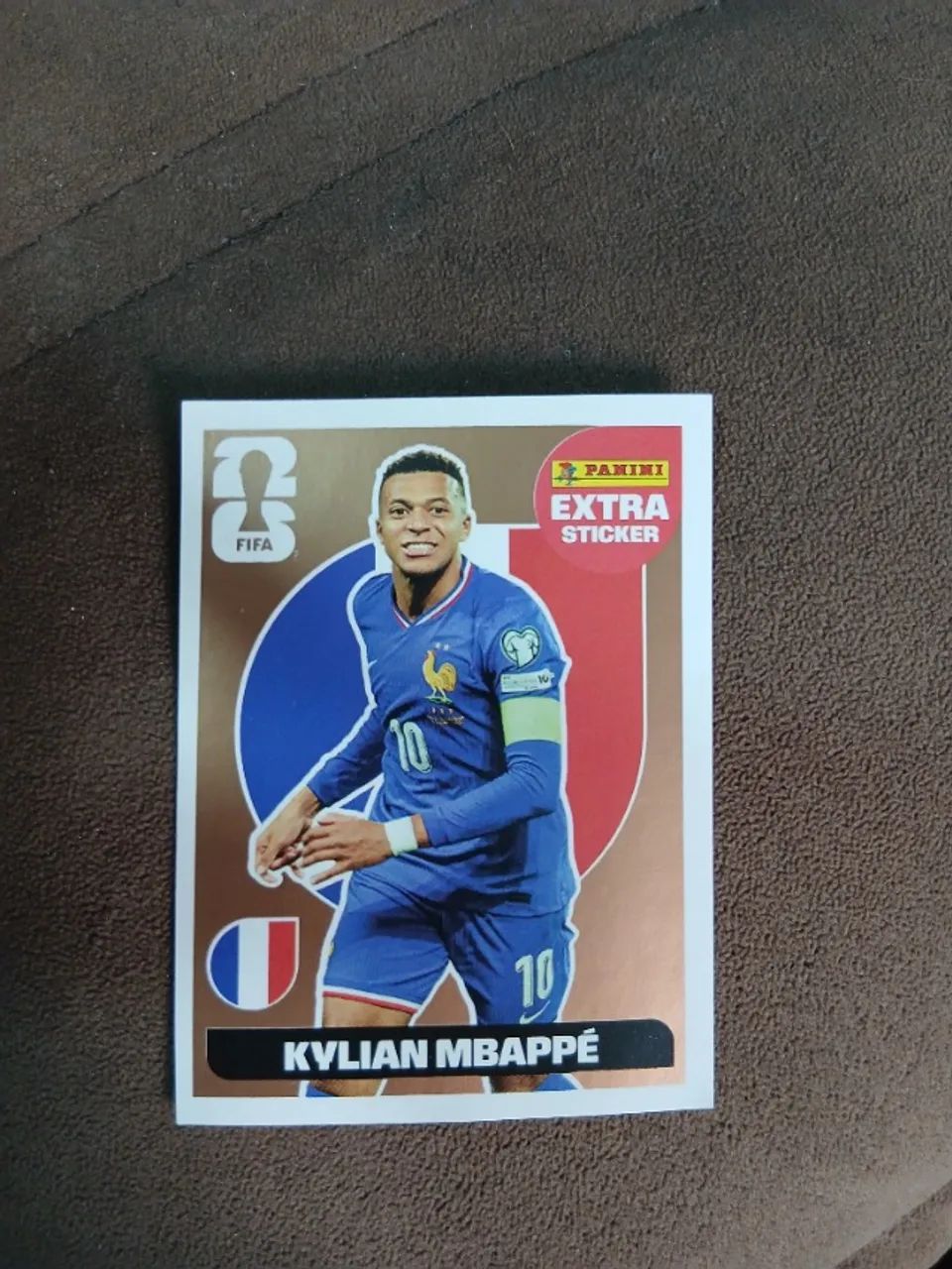 Figurinha world cup 2026 Extra Sticker KYLIAN MBAPPÉ bronze