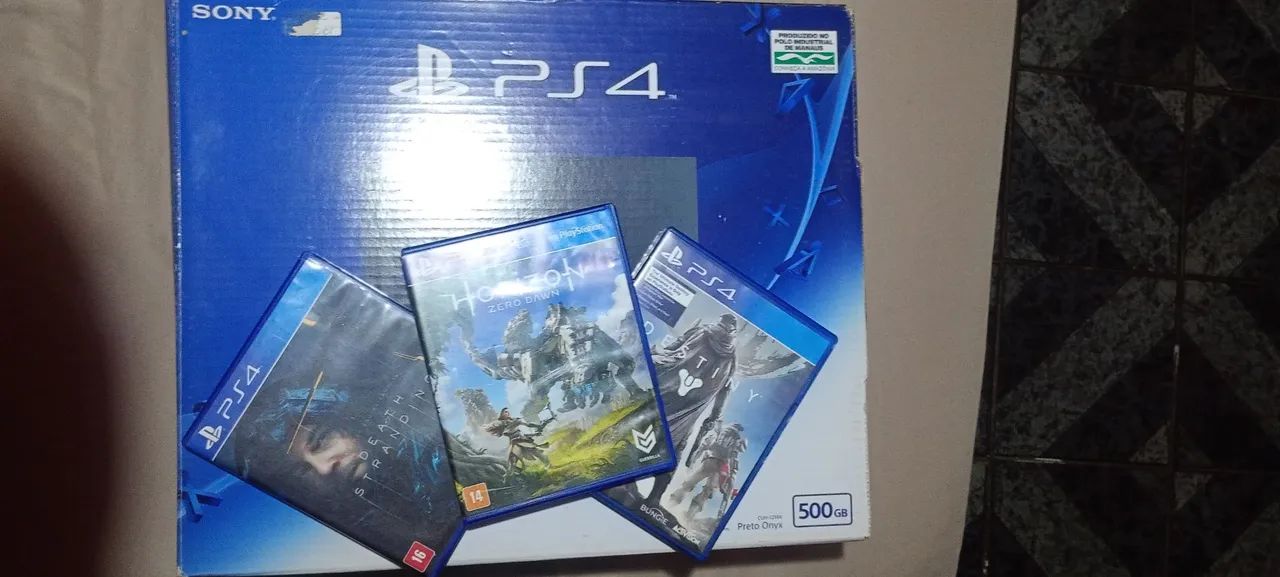 PS4 FAT 500GB 1 CONTROLE VENDO OU TROCA POR PC - Foto 2