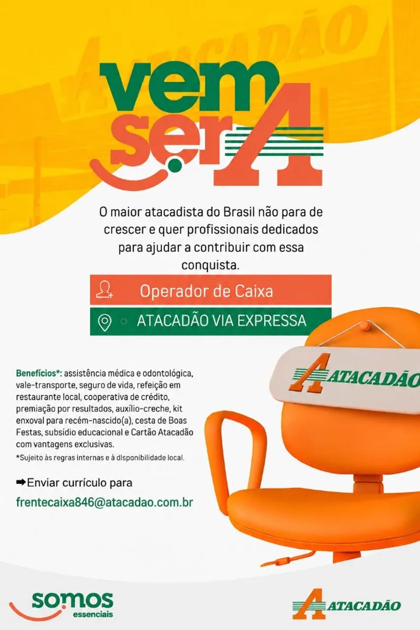 Atacadão contrata