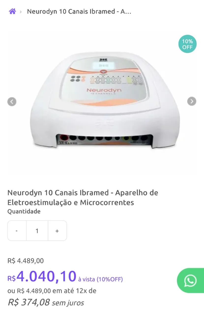 Neurodyn 10 canais IBRAMED - Foto 3