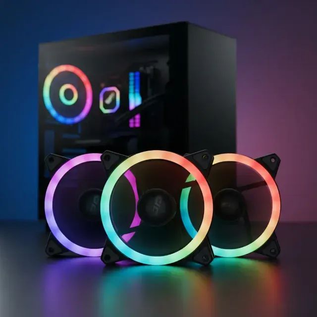 Kit 3 Cooler Aigo Dr12 Pro Rgb D/face - Foto 2