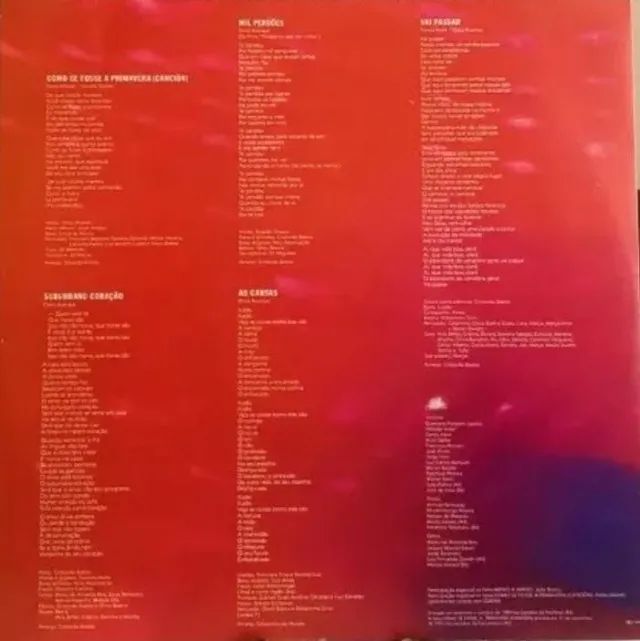 Disco Vinil - Chico Buarque (1984) - Foto 2