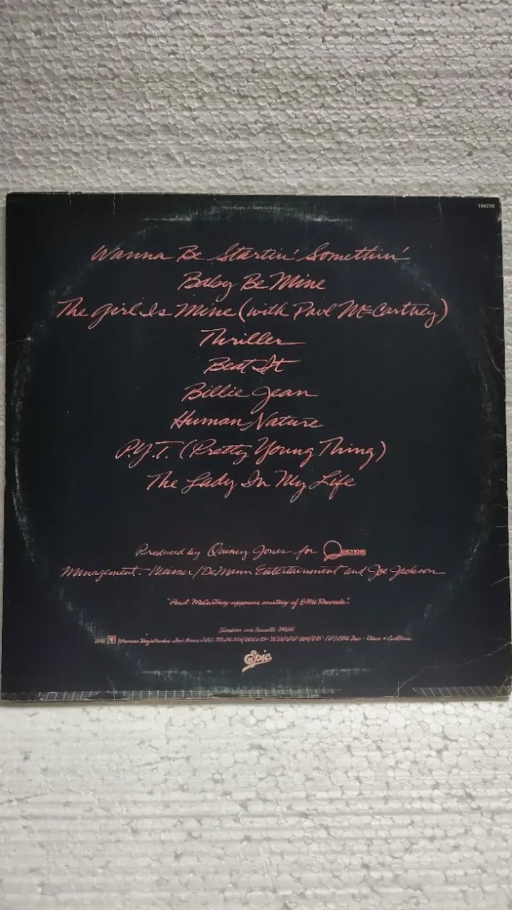 LP Michael Jackson - Thriller - Foto 2