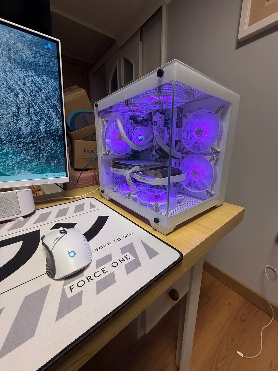Setup Gamer Full White Completo | Ryzen 5 + RX 6600 - Foto 3