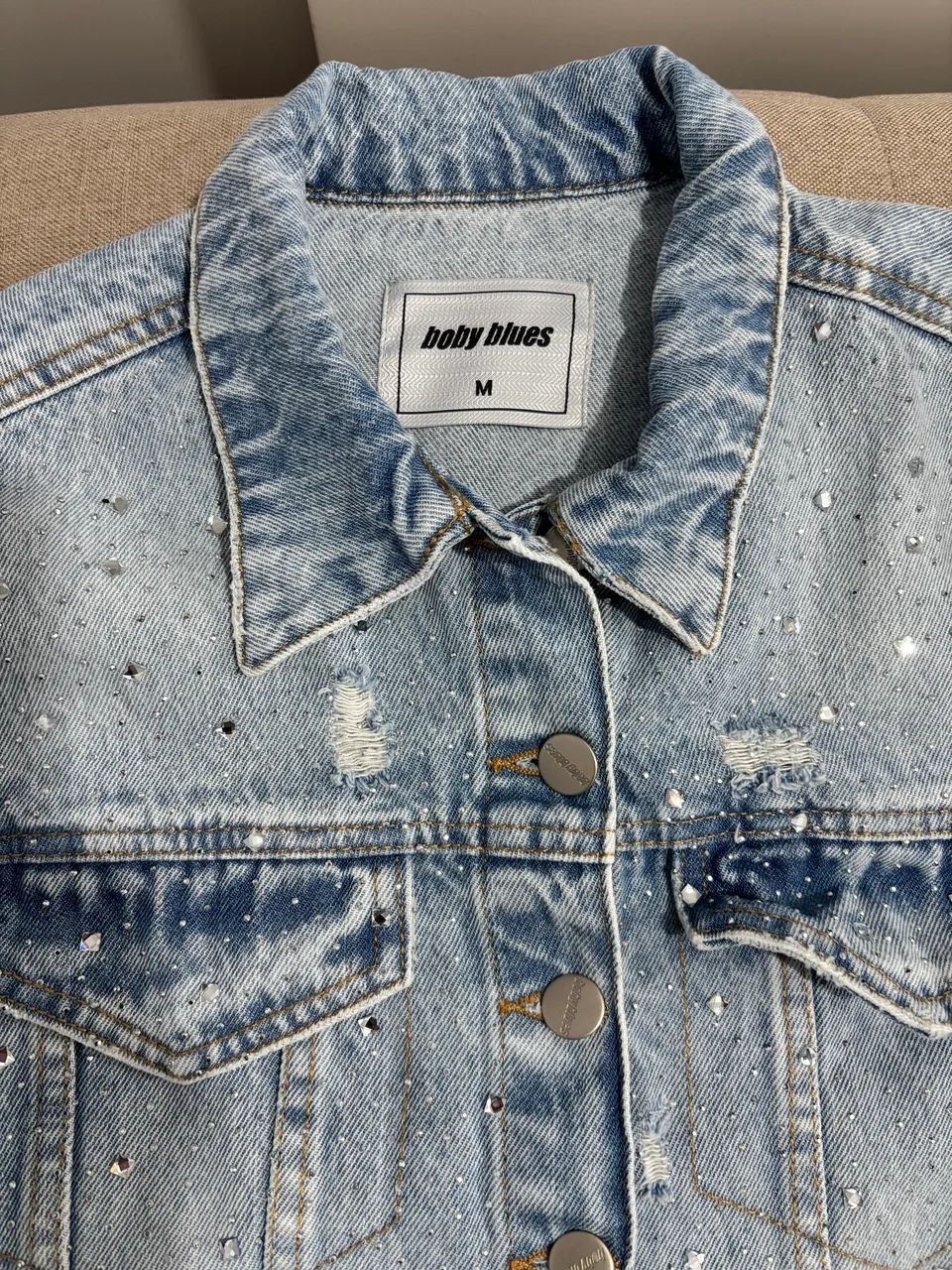 Jaqueta jeans feminina  - Foto 2