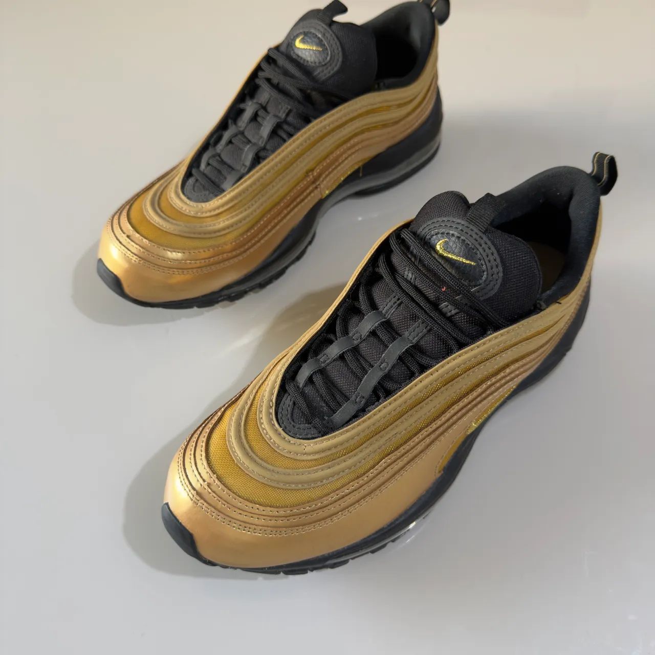 TÊNIS AIR MAX 97 GOLD BLACK ORIGINAL - Foto 5