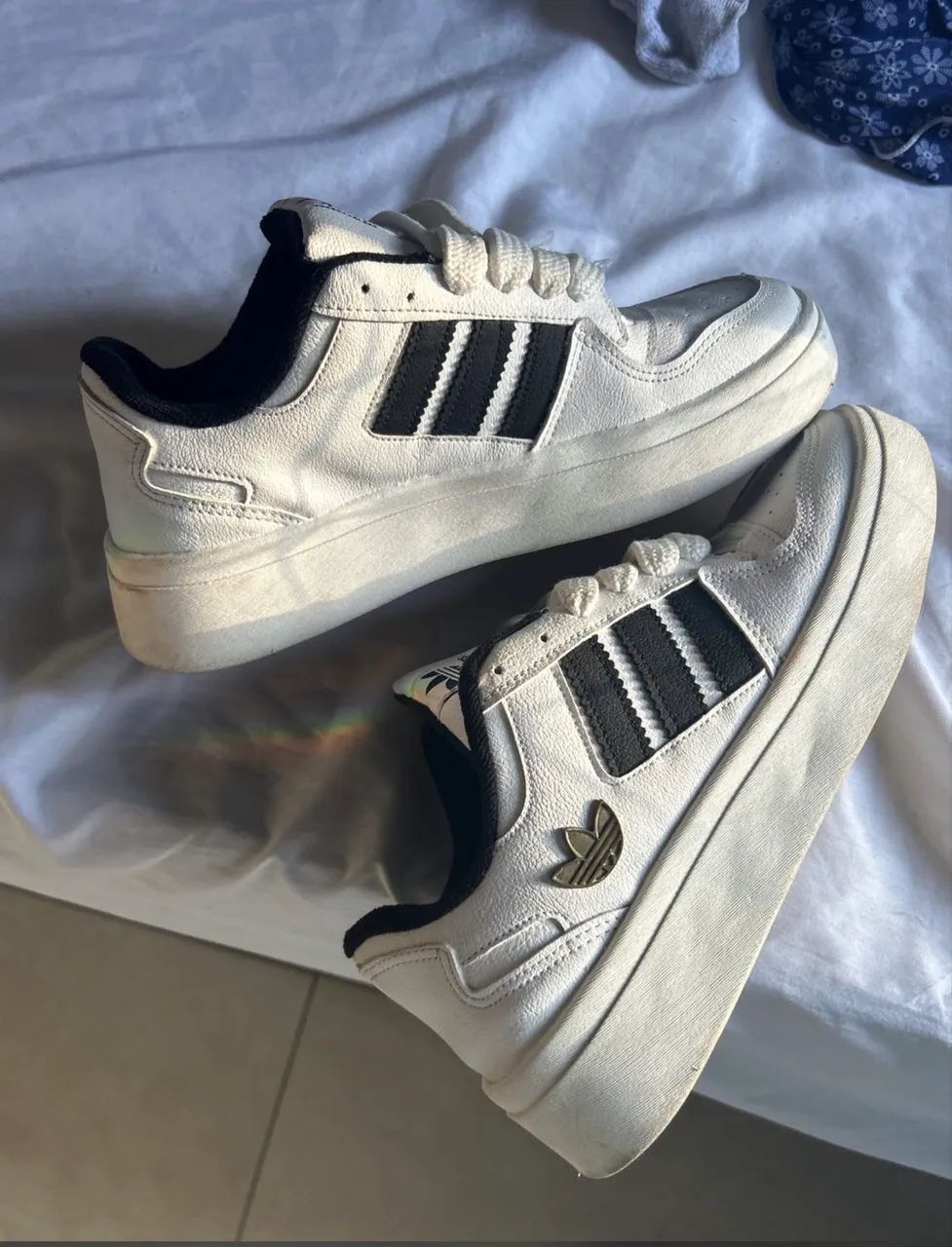 Tênis adidas forum low branco - Foto 5