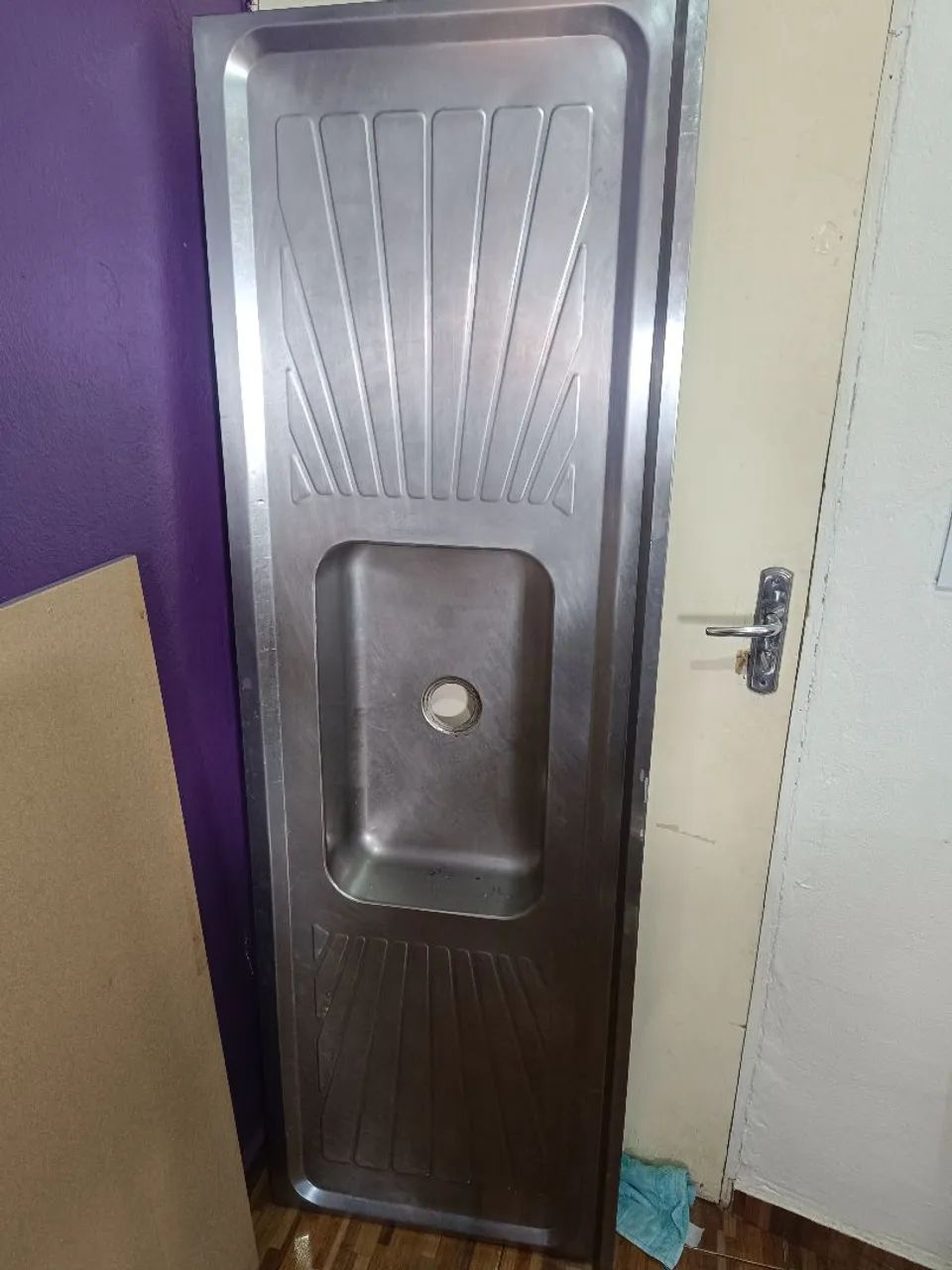 Pia de inox usada de 2 metros