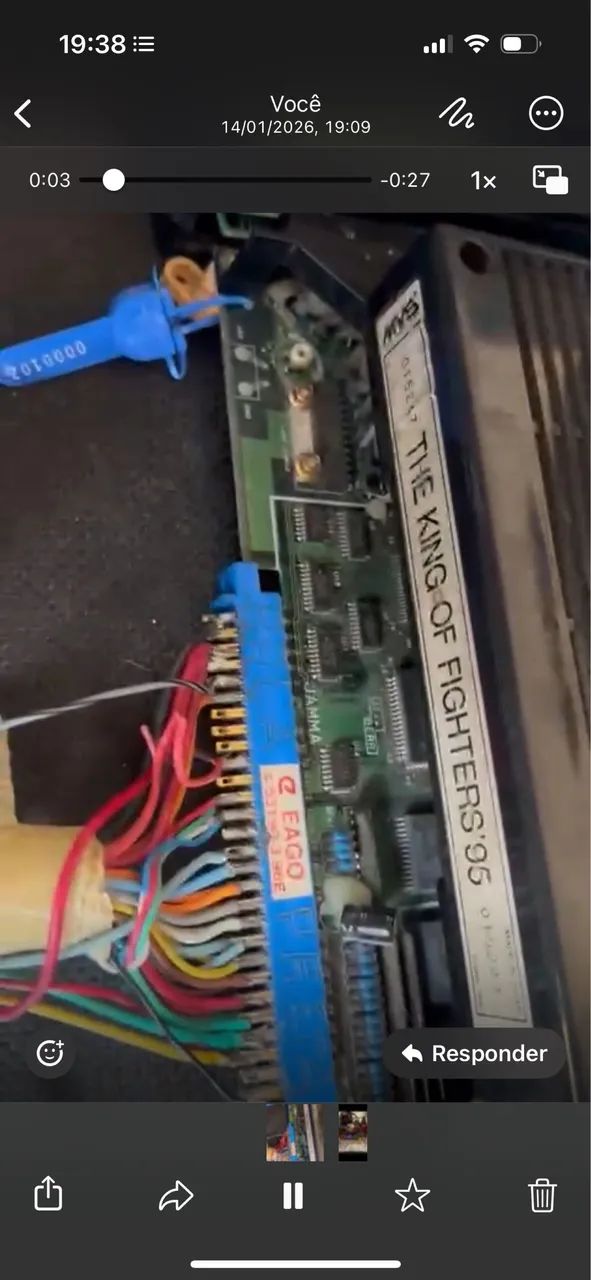 Monitor e cartucho neo geo 