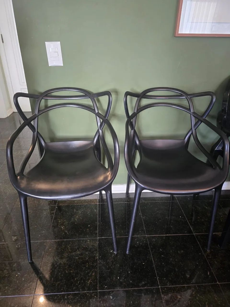Mesa de jantar + 4 cadeiras de design  - Foto 4