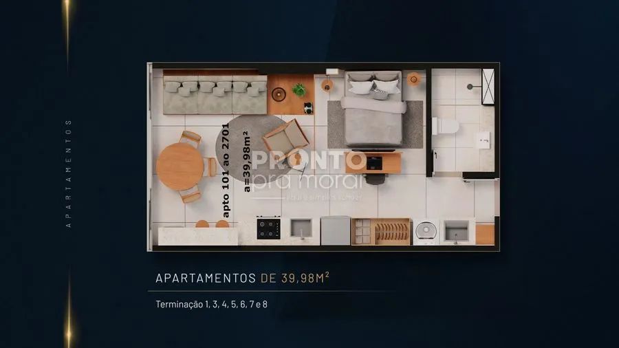 Flat com 1 quarto em Pina - Foto 2
