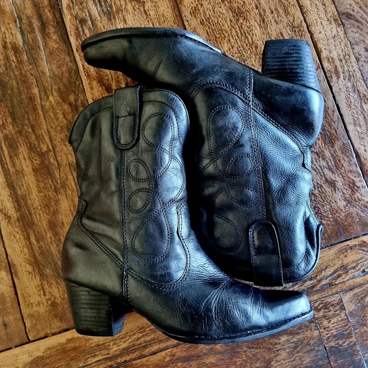 Bota country 36 ,couro legítimo,  da marca paquetá - Foto 2