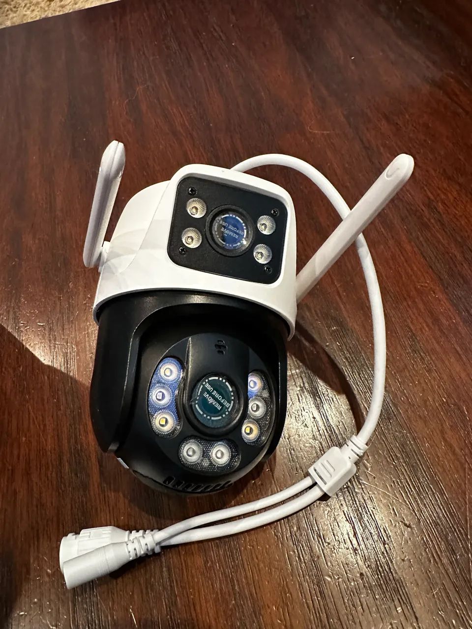O*5様 福030 カメラ 10点 まとめ売り Câmera De Segurança Externa Wifi Dupla Lente Zoom 8x - Nova