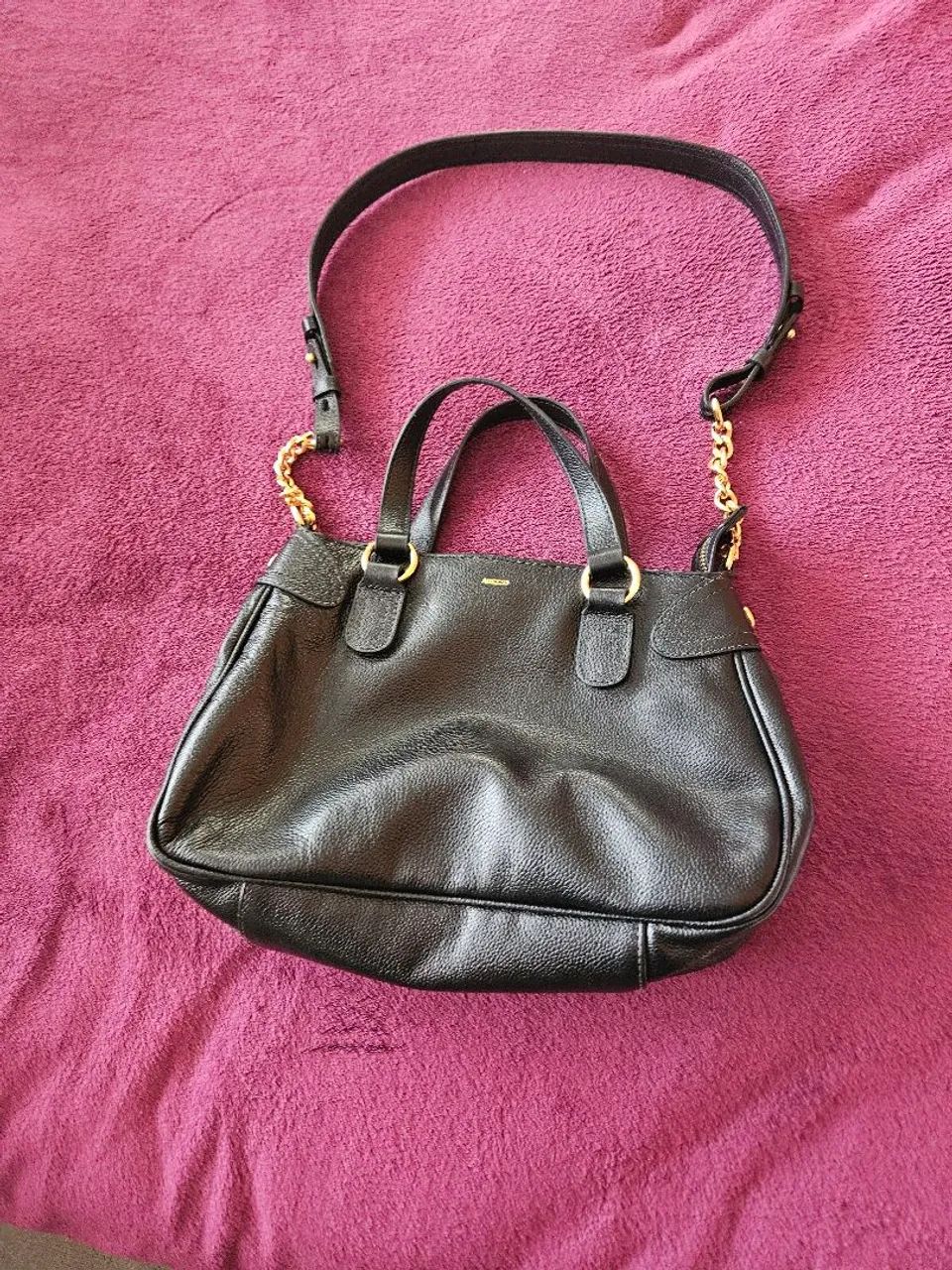 Bolsa Arezzo em couro preta NOVA - Foto 2