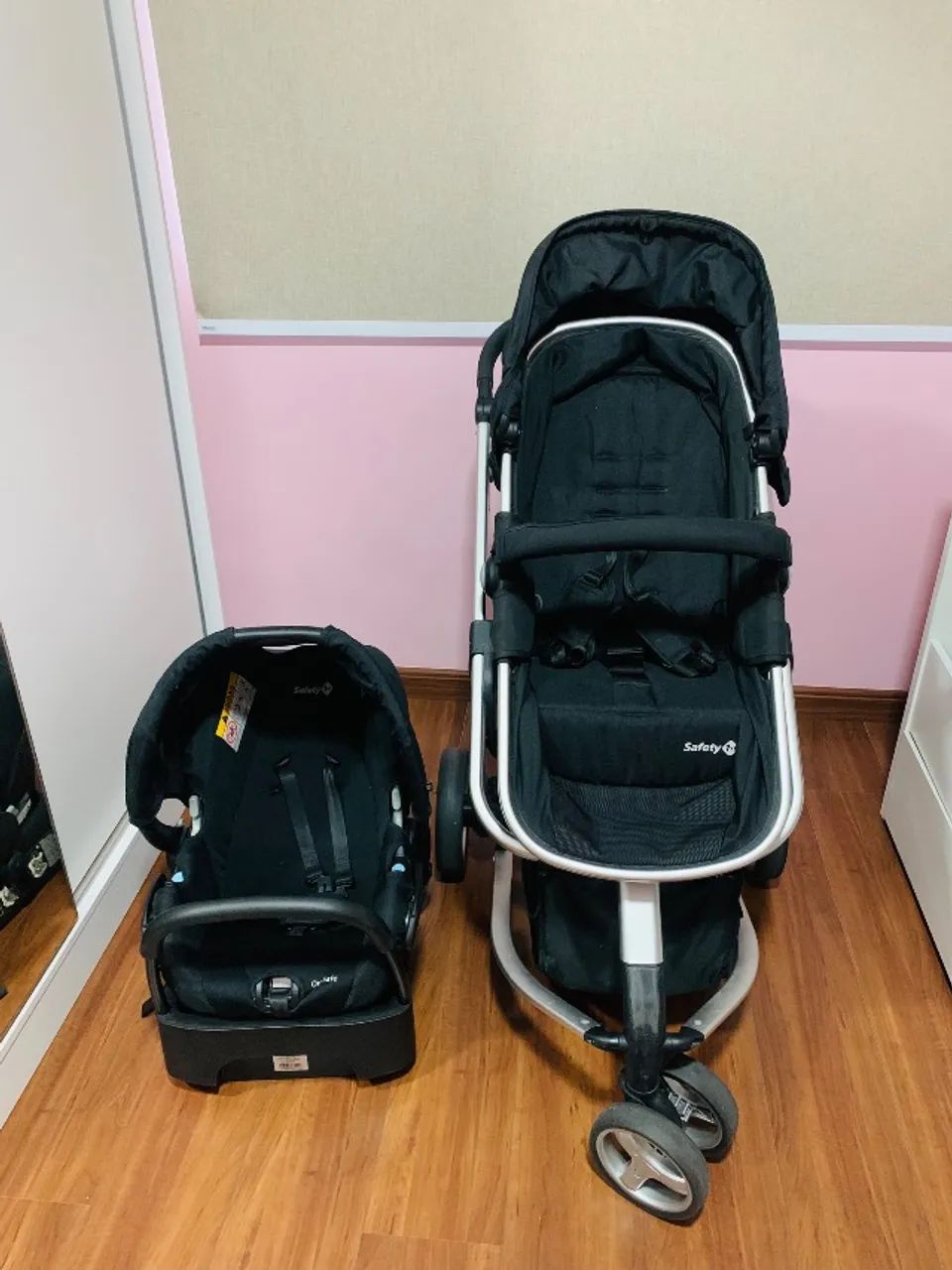 Carrinho + Bebê Conforto 3 em 1 Safty 1st