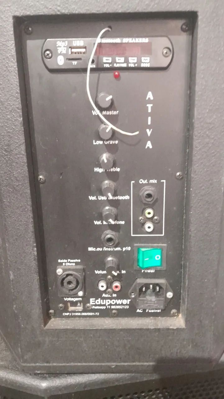 Caixas de som ativa e passiva com Bluetooth  - Foto 2