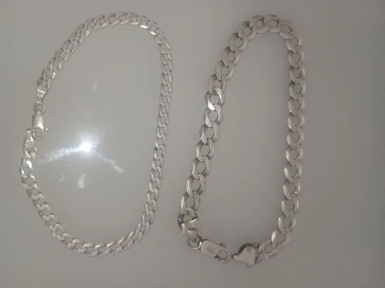 Pra vender essas duas pulseiras de prata escama  - Foto 3