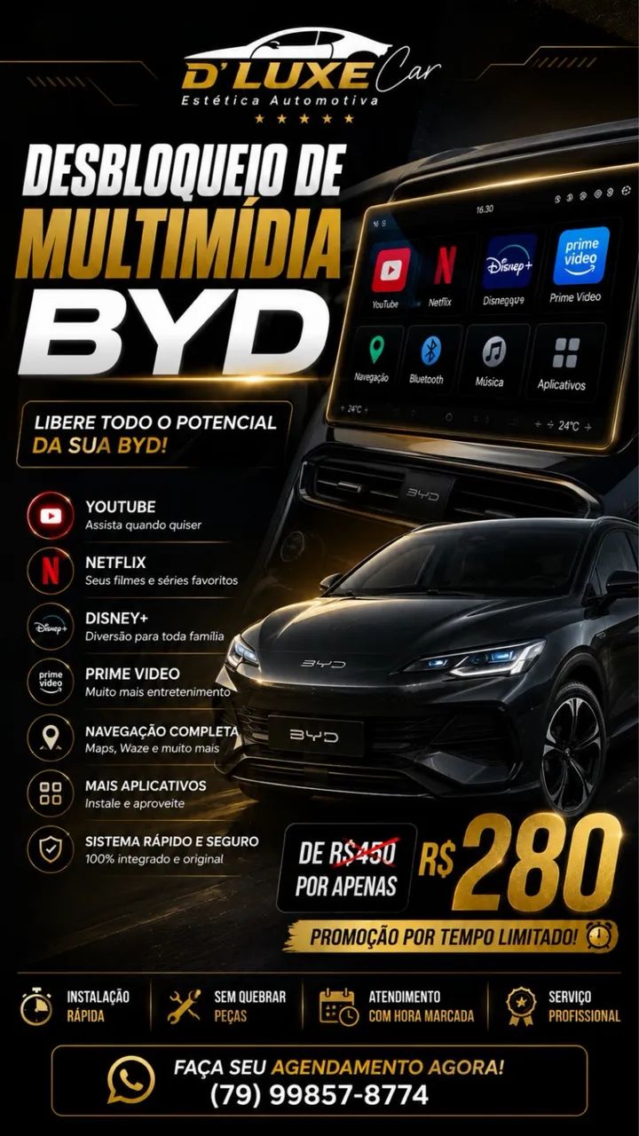 Desbloquio de Multimida BYD e Geely