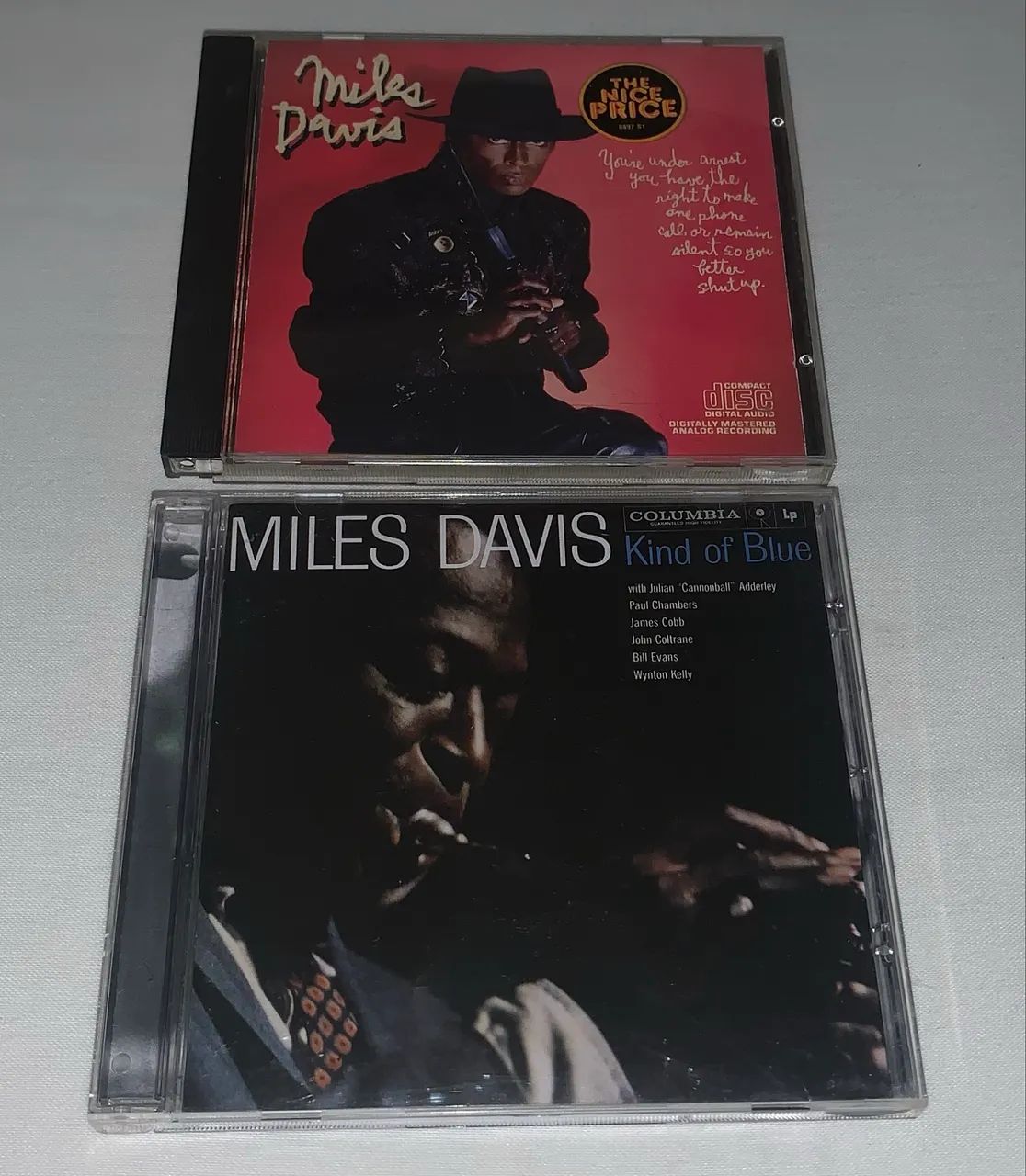 2 cds miles davis you're under arrest e kind of blue - CDs, DVDs