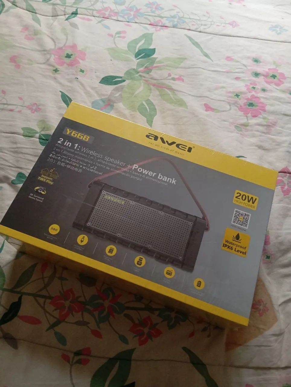 caixa bluetooth Novo
