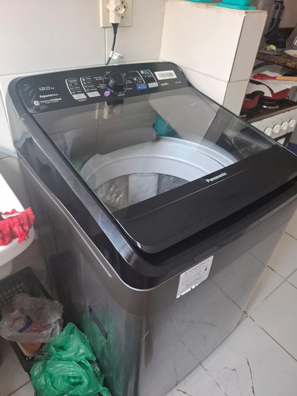 Máquina de lavar Panasonic 12 kilos