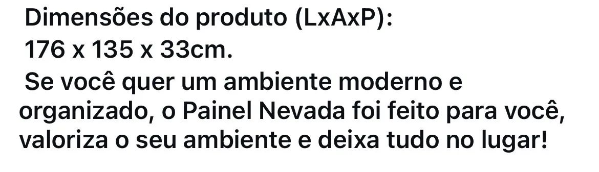 Painel tv até 65 polegadas 