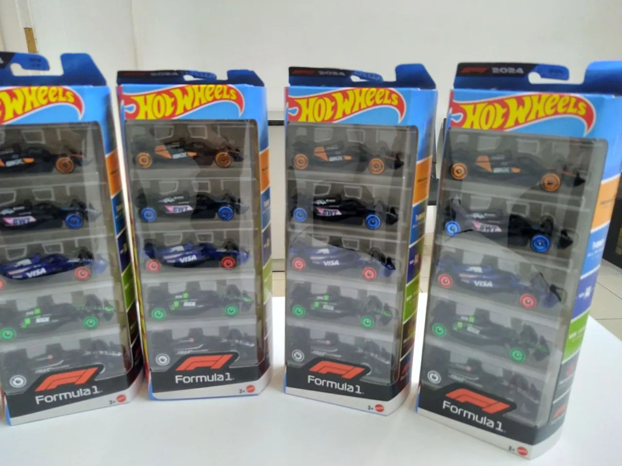 5-Pack Fórmula1 HotWheels da Mattel  - Foto 3