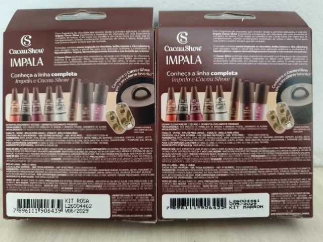 2 Kits Cacau Show e Impala - Gloss e Esmalte - Foto 3