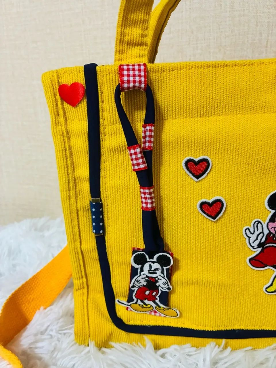 Bolsa de tecido Minnie - Foto 3