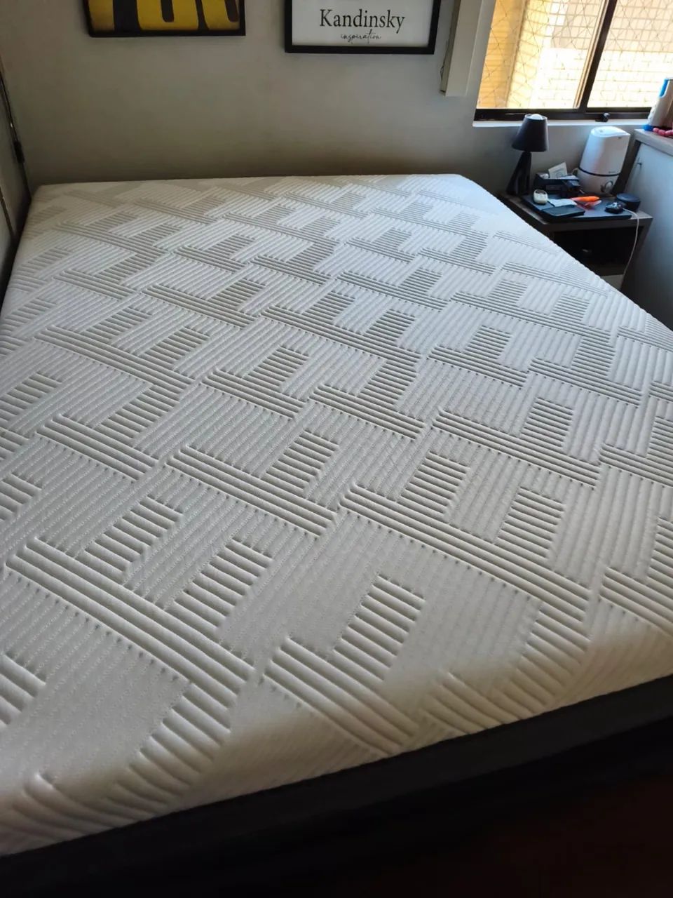 COLCHÃO QUEEM EMMA + cama Bau - Foto 4