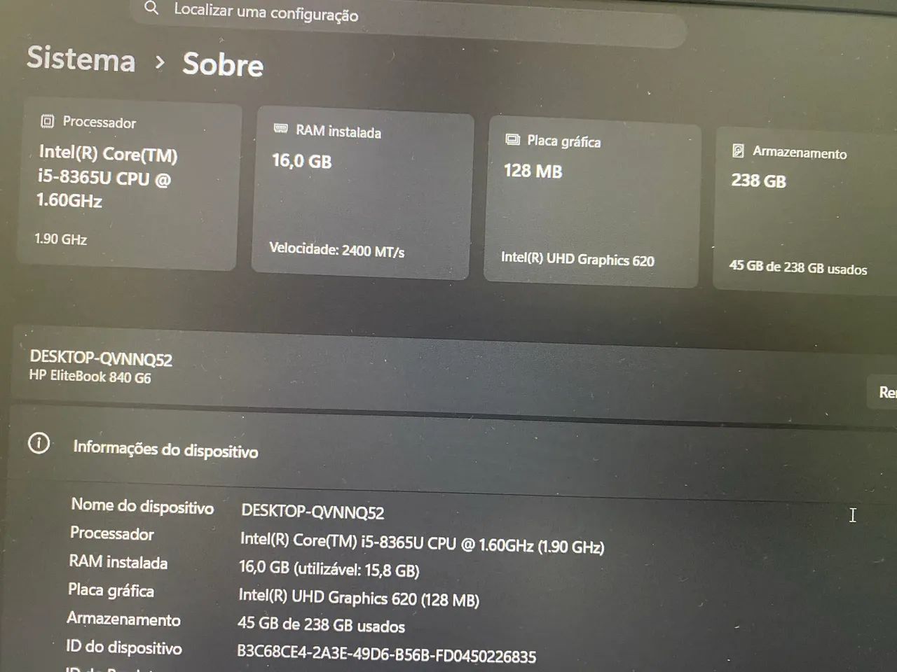HP Elitebook 840 G6 - Foto 4