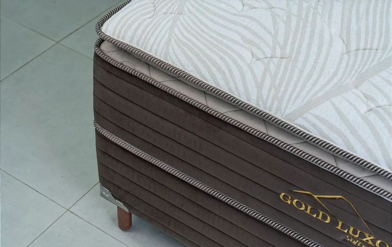 Conjunto Box Gold Luxo Molas Ensacadas - Soft Flex - Foto 2