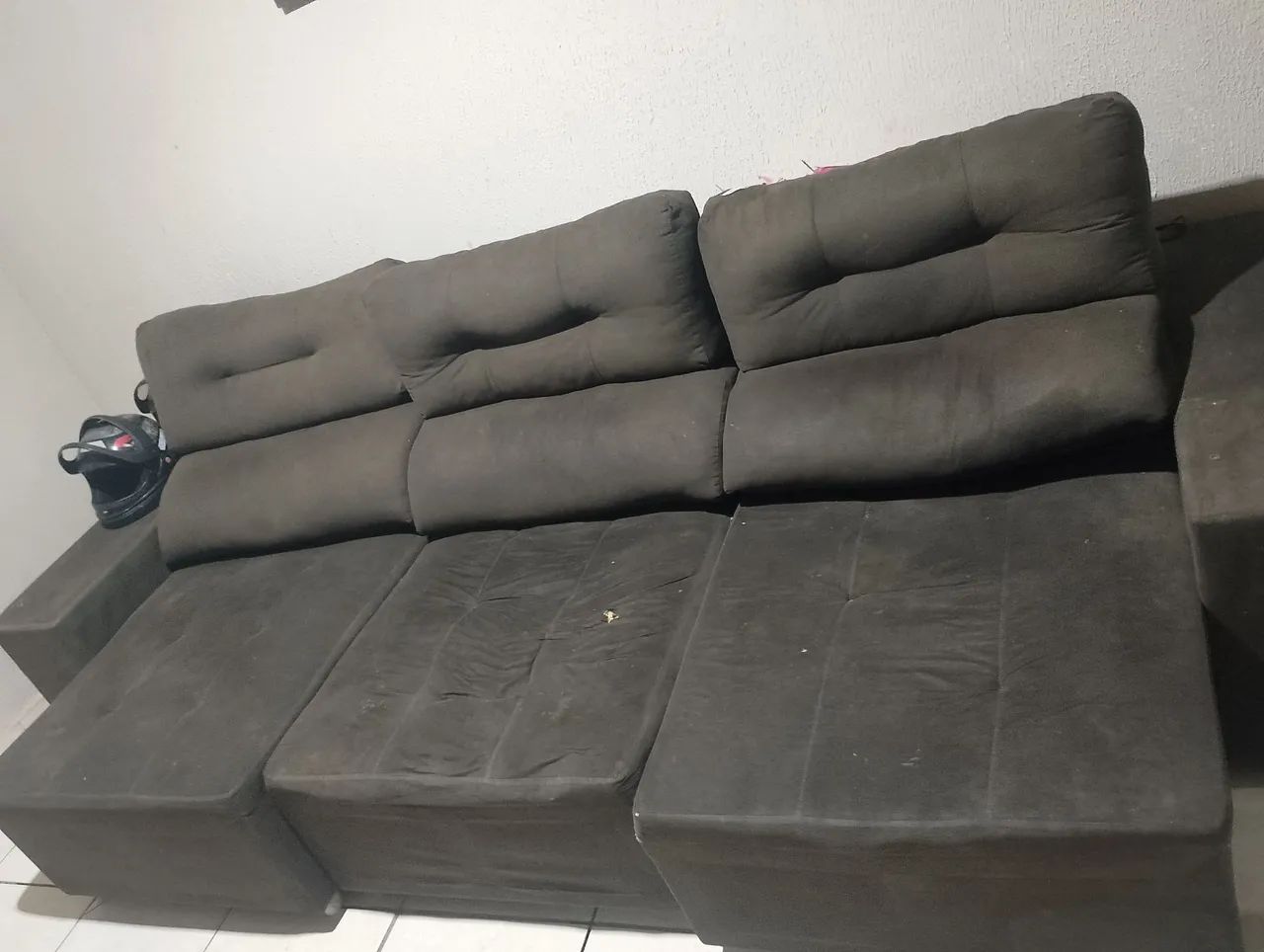 Vendo sofá retrátil 3 metros usado 