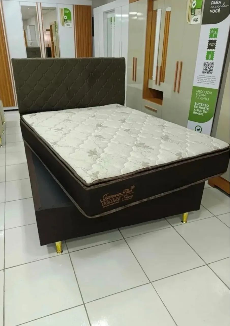 Cama box casal com pilow  - Foto 3
