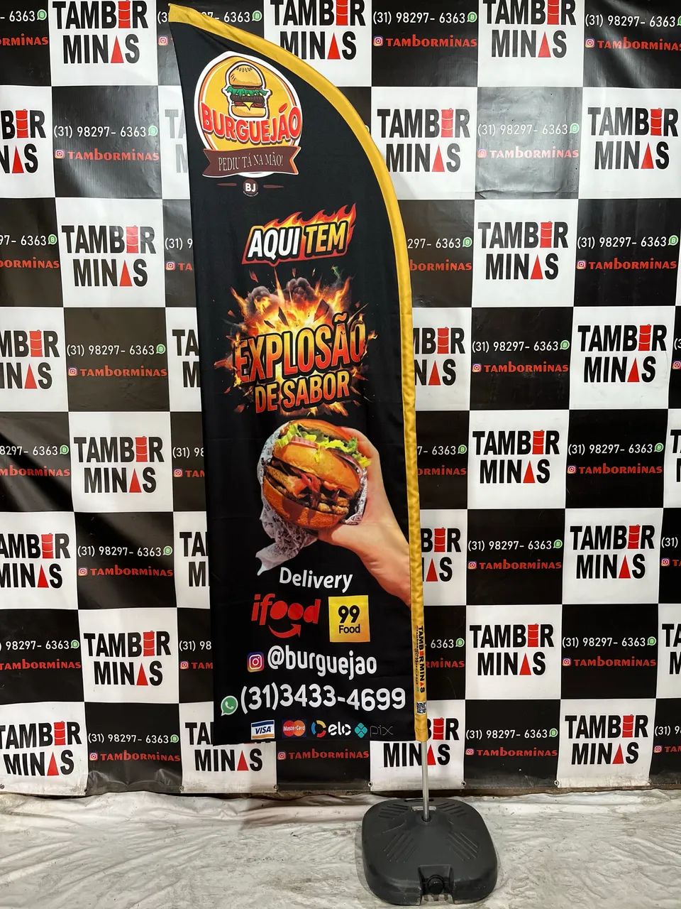 Wind banners 100% Personalizados - Completo e Dupla Face - Foto 3