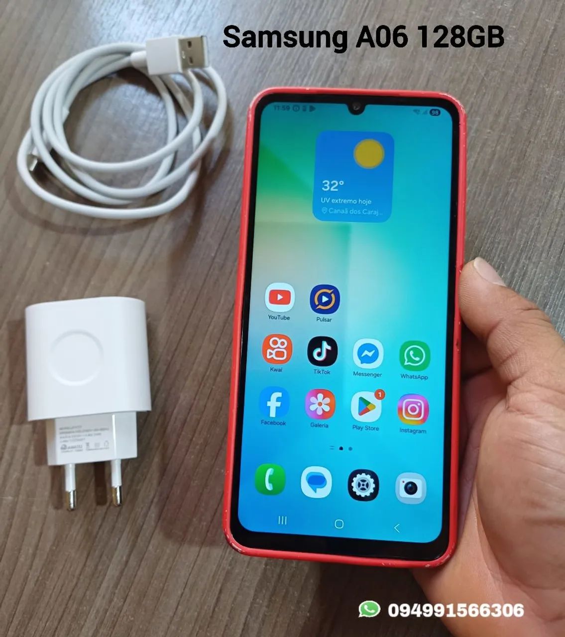 Celular Samsung A06 128GB 