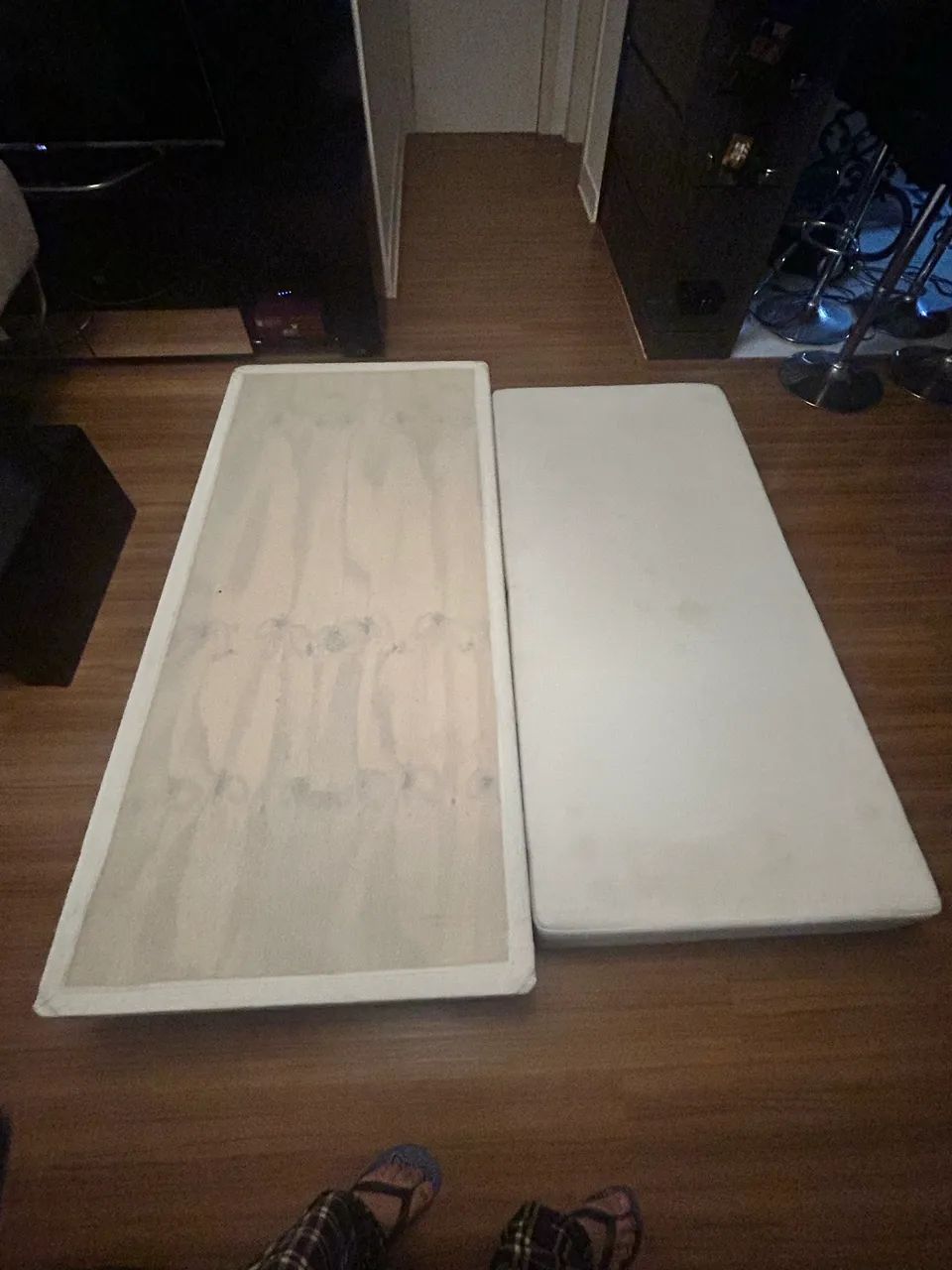 Base cama box com cama auxiliar 