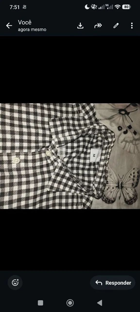 Camisa xadrez 