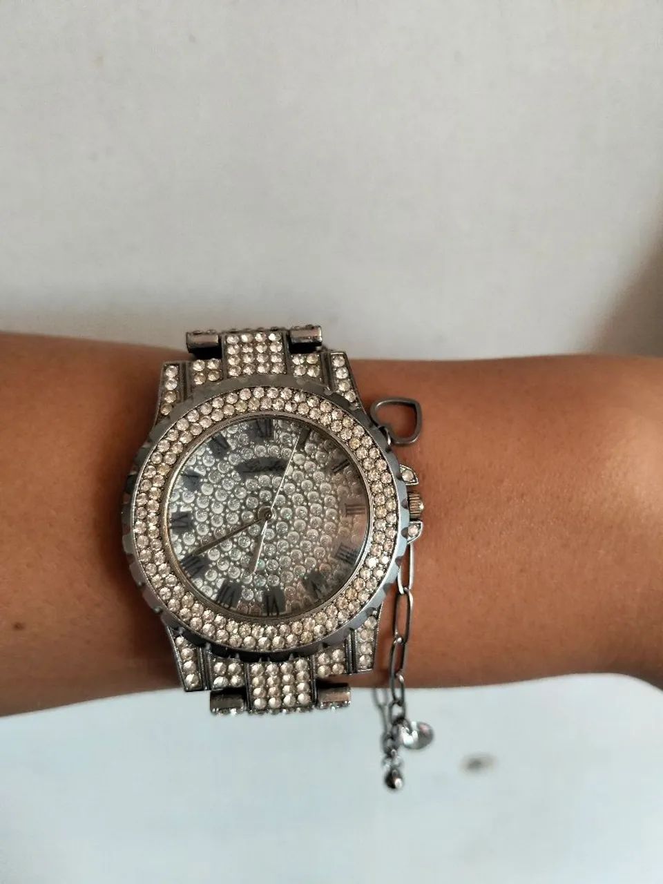 Kit acessórios Relógio + bracelete + gargantilha - Foto 4