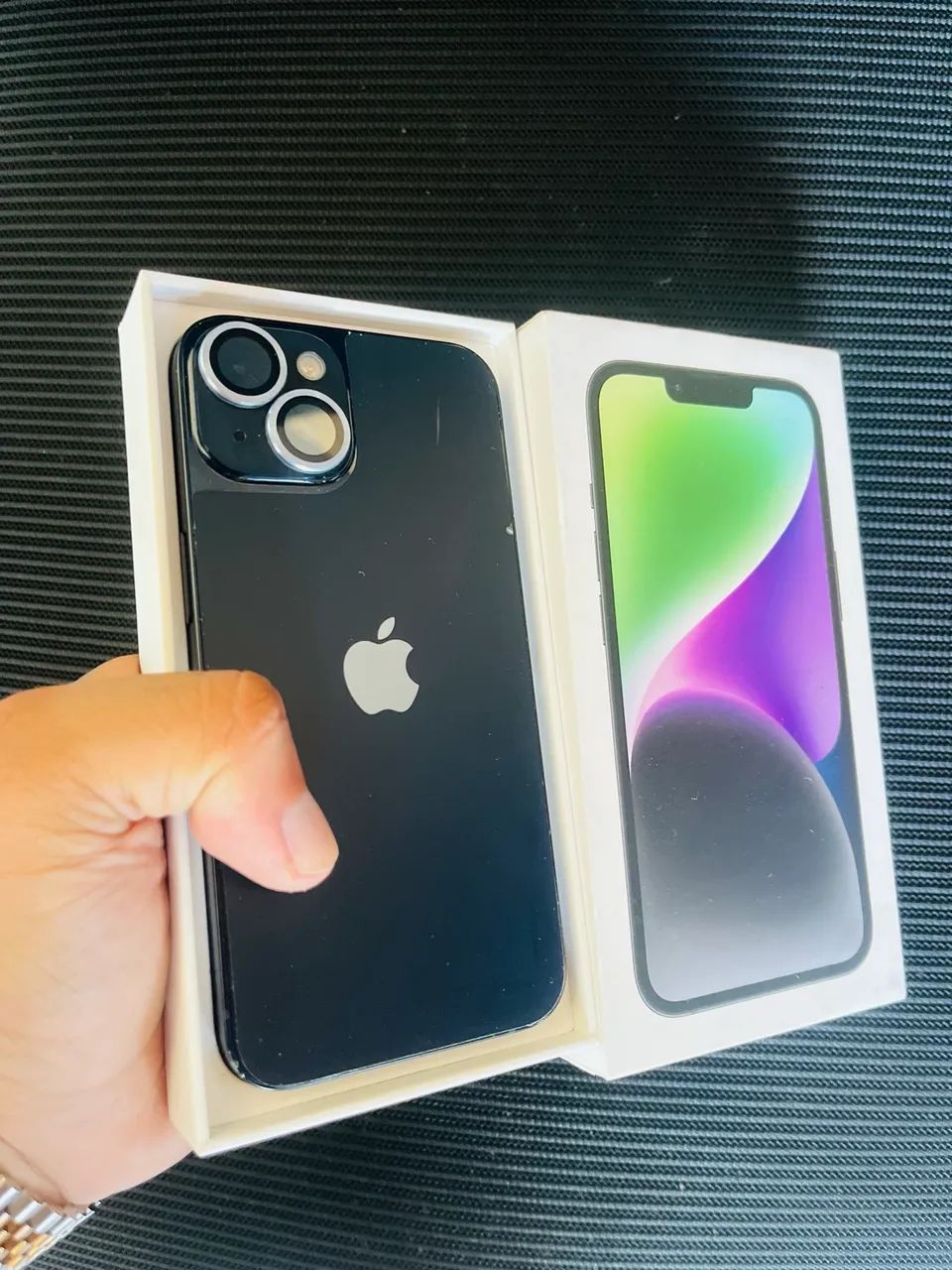 iPhone 14 128GB black Com caixa 93% Extraa - Celulares e