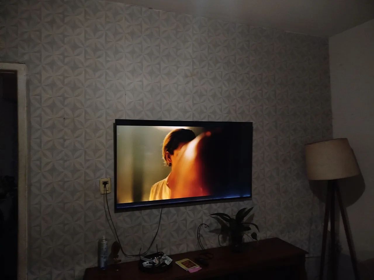 Tv 55 4 k tela cristal
