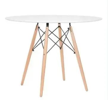 MESA EAMES EIFFEL 120CM REDONDA BRANCA 956 - Foto 2