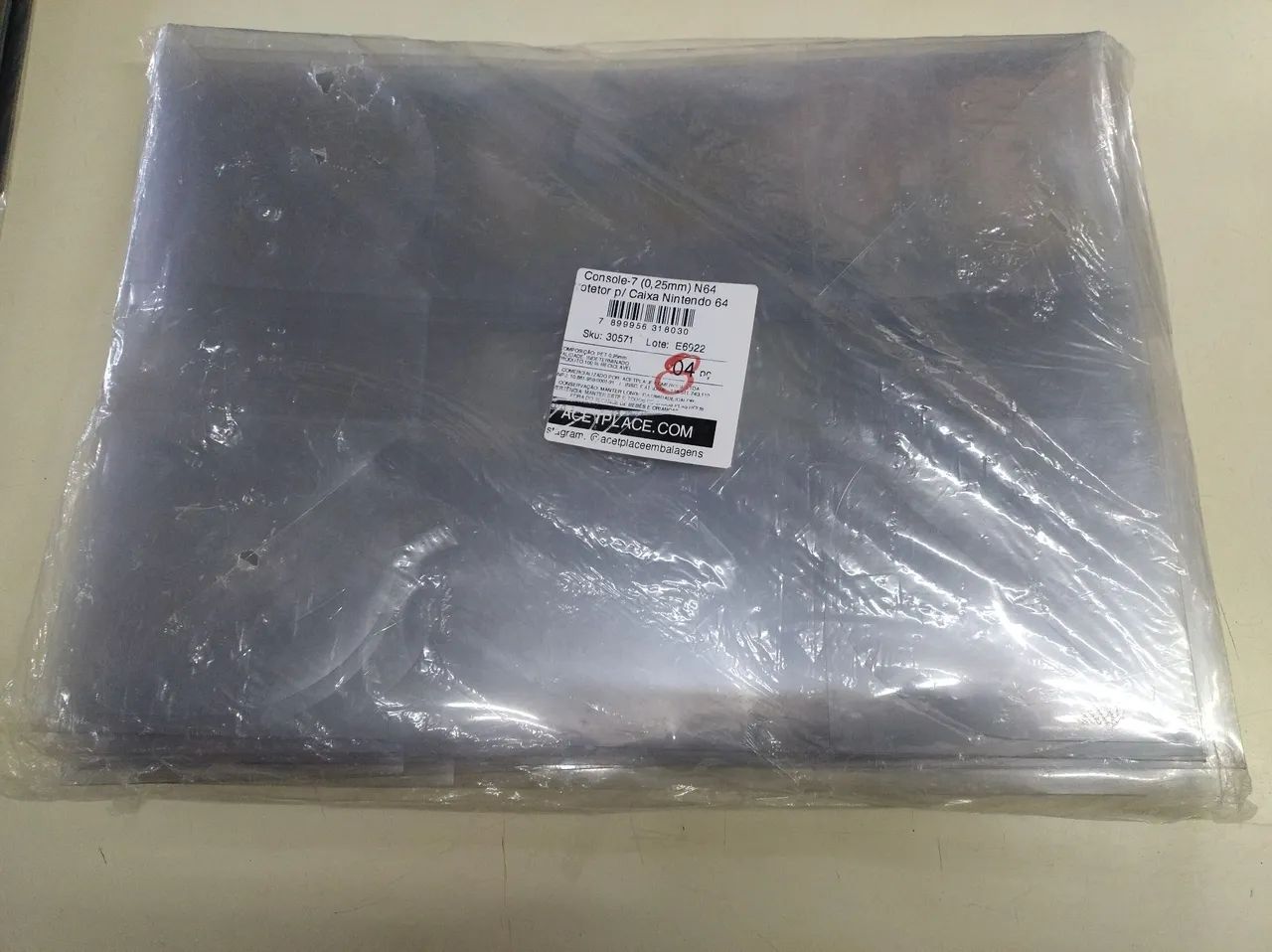 Caixa protetor acetado para Nitendo 64 CONSOLE -7