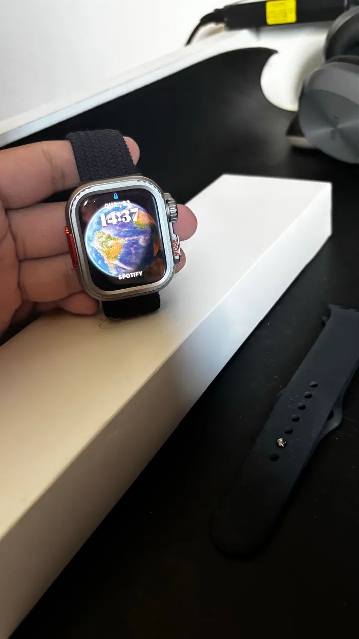 Relógio Apple series 8 45mm + Case de alumínio 