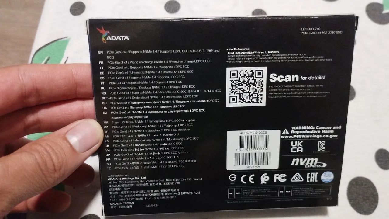 NVME 512GB65690773857155123