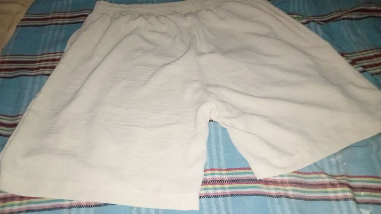 Short saltinho (Short largo) - Cor bege - Foto 2