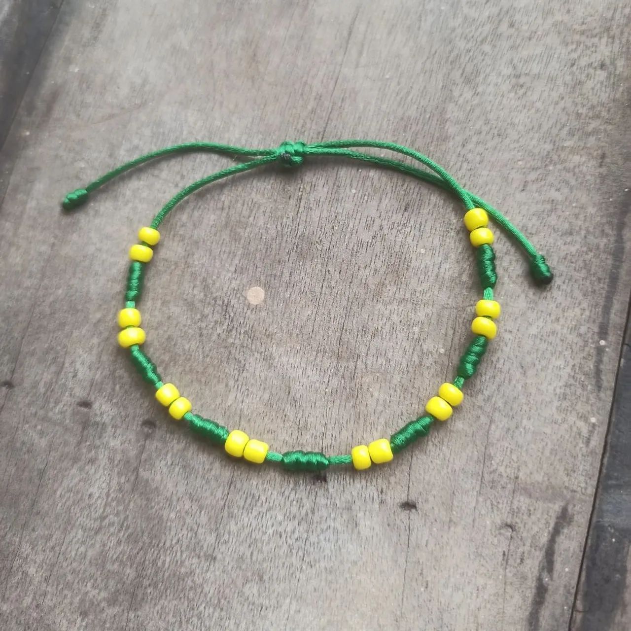 Pulseira 7 nós cores do Brasil - Foto 5